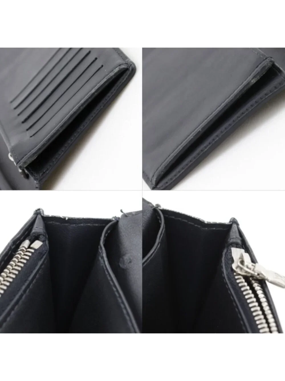 Louis Vuitton Portefeuille Brazza Damier Graphite Canvas Black Wallet